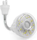 LED Motion-Activated Directional Rotating Flexible Sensor Dusk to Dawn Night Light AC Outlet Plug-in Wall Stair Lamp Indoor 360° Bedroom…