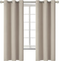 BGment Room Darkening Curtains 63 Inches Long - Grommet Thermal Insulated Drapes Window Treatment Curtains for Bedroom, 2 Panels, 38 x 63 I…