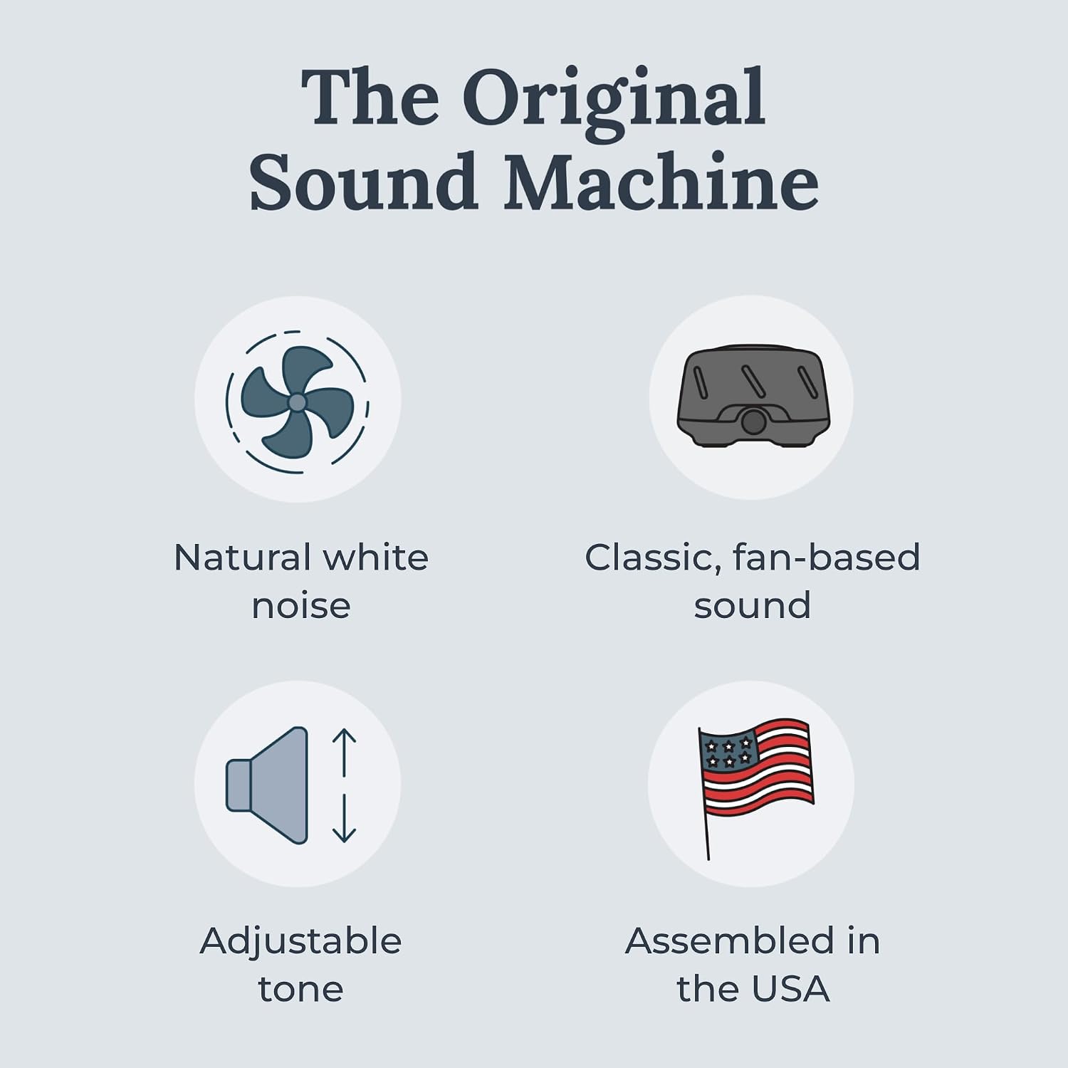 Yogasleep Dohm Uno White Noise Sound Machine, Real Fan Inside for Non-Looping White Noise,, Office Privacy & Meditation for Adult…