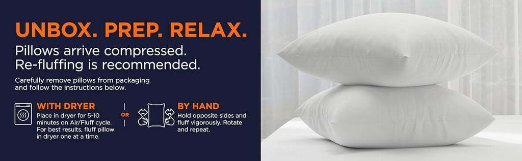 AmazonBasics Amazon Basics Soft Supportive Long Body Pillow for All Position Sleepers, Machine Washable, 20 x 54 inches, 1-Pack 54 inches W…