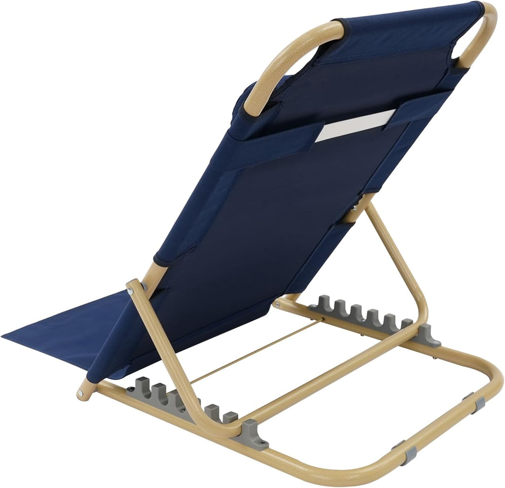 PERFERATE Bed Backrest Support Portable Bed Chair 7 Gears Adjustable Lifting Beds Backrest Folding Reading Chair with Pillow for Elderly…