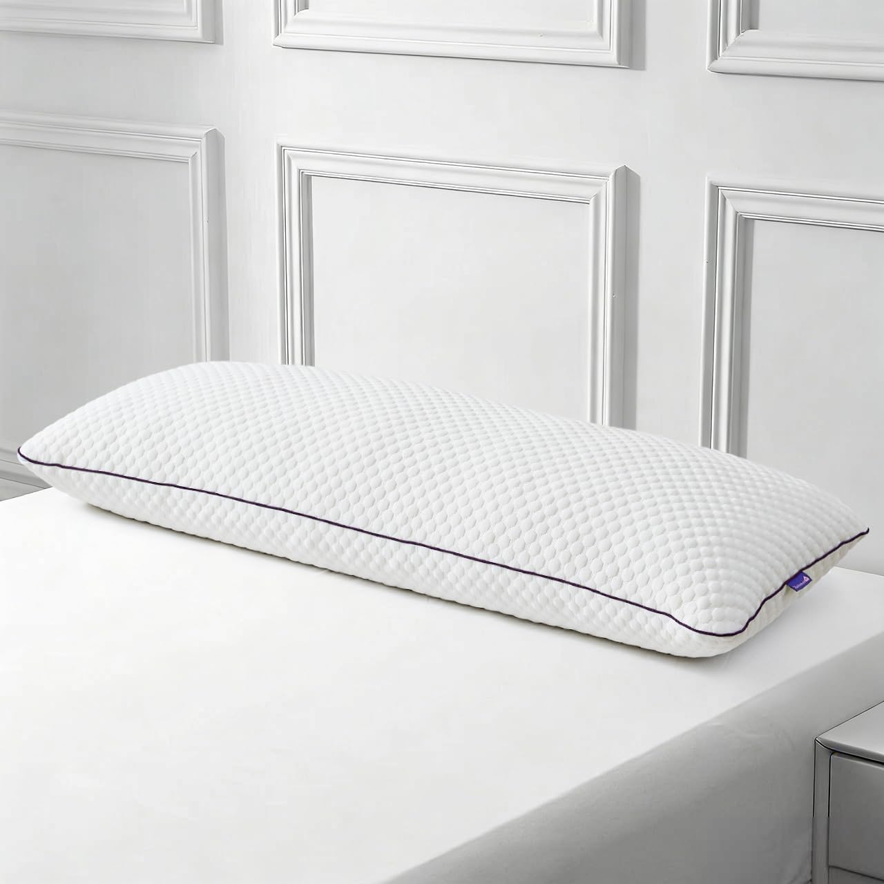 HOMELAB Adjustable Shredded Memory Foam Body Pillow, 20x54 Long Pillow for Back, Shoulder, Hip and Knee Support, Side Sleeper Body Pillow…