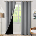 BGment Thermal Insulated 100% Blackout Curtains 84 Inch Length 2 Panels, Total Light Blocking Curtains for Bedroom, Grommet Window Drapes w…