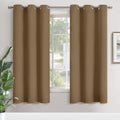 YoungsTex Taupe Blackout Curtains 72 Inches Length 2 Panels for Living Room Window - Thermal Insulated Drapes with Grommet Room Darkening f…