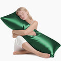 MR&HM Satin Body Pillow Cover, Soft and Breathable Body Pillow Case with Envelope Closure, Cooling and Silky Long Pillowcase for Hair and…