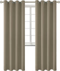 BGment Room Darkening Curtains 84 Inches Long - Grommet Thermal Insulated Drapes Window Treatment Curtains for Bedroom, 2 Panels, 52 x 84 I…