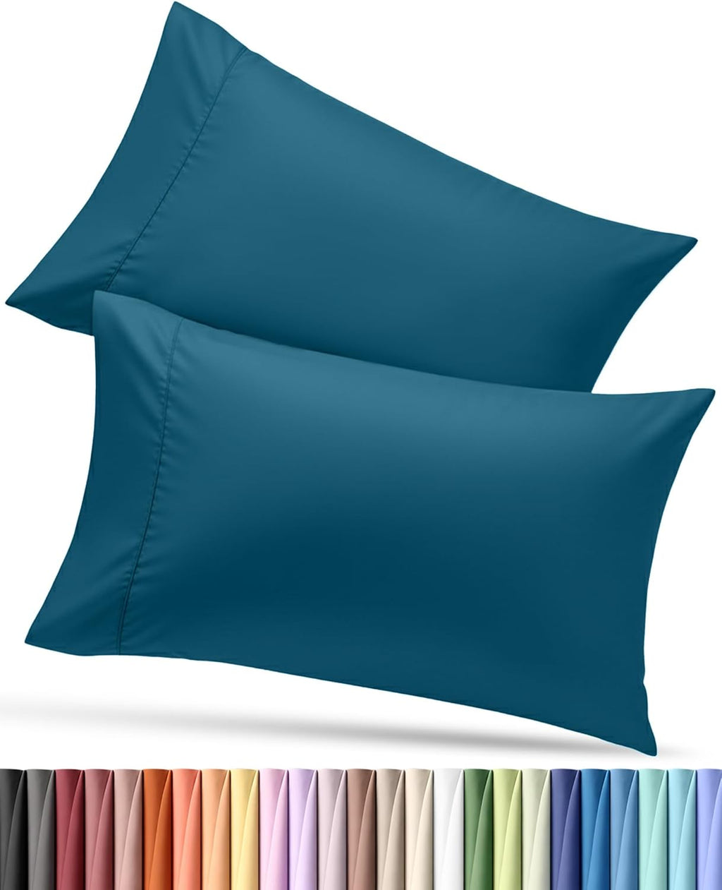 Utopiabedding Utopia Bedding Pillow Cases Standard Size 2-Pack – Soft Brushed Microfiber – Envelope Closure – Perfect for Hospitals, Hotels…