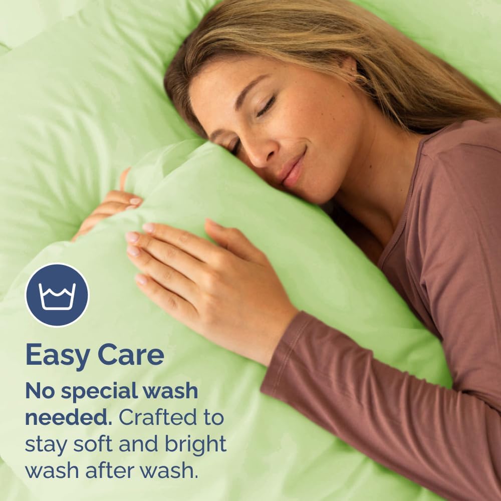 King Pillow Cases Set of 2 - Ultra Soft Hotel Quality Pillowcase Covers - Comfy, Cozy & Wrinkle Free - Shrinkage & Fade Resistant…