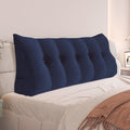Daneey Headboard Wedge Pillow Bed Wedge Pillow for Headboard Bolster Reading Pillow for Bed Back Pillow for Sitting in Bed Wedge Pillow…