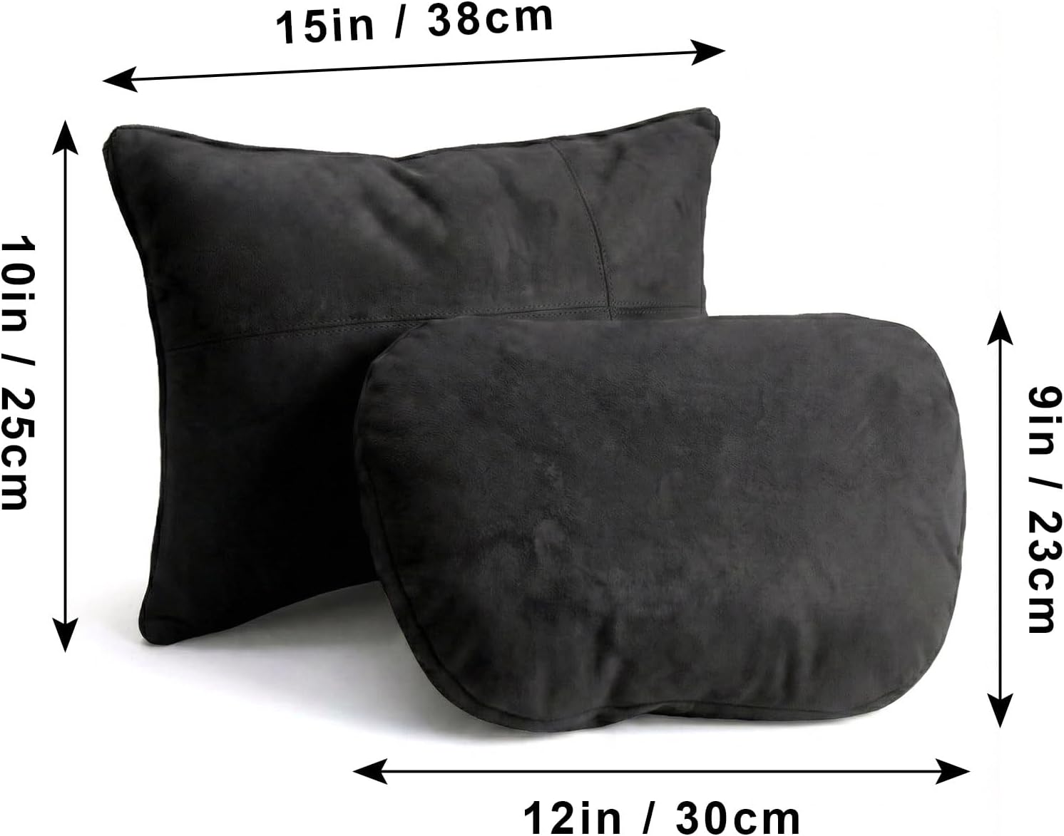 WELBRIT 2PCS Car Pillow for Car Neck Pillow for Driving Seat Neck Support Soft Cushion Back Support Head-Rests for Vehicle Sleeping…