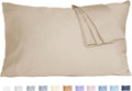 Homtec Pillow Cases, King Size Cotton Percale Weave Pillowcases, Pre-Shrunk Breathable and Hypoallergenic Pillowcases, Set of 2 (2 Piece Ki…