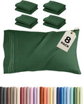Queen Pillow Cases Set of 8 - Ultra Soft Hotel Quality Pillowcase Covers - Comfy & Wrinkle Free - Shrink & Fade Resistant - Machine…
