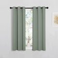 NICETOWN Bedroom Curtain Panels Blackout Draperies, Thermal Insulated Solid Grommet Blackout Curtains/Drapes (1 Pair, 29 by 45 inches…