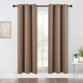 NICETOWN Blackout Draperies Curtains Window Drapes, Window Treatment Thermal Insulated Solid Grommet Blackout Panels for Bedroom (One…