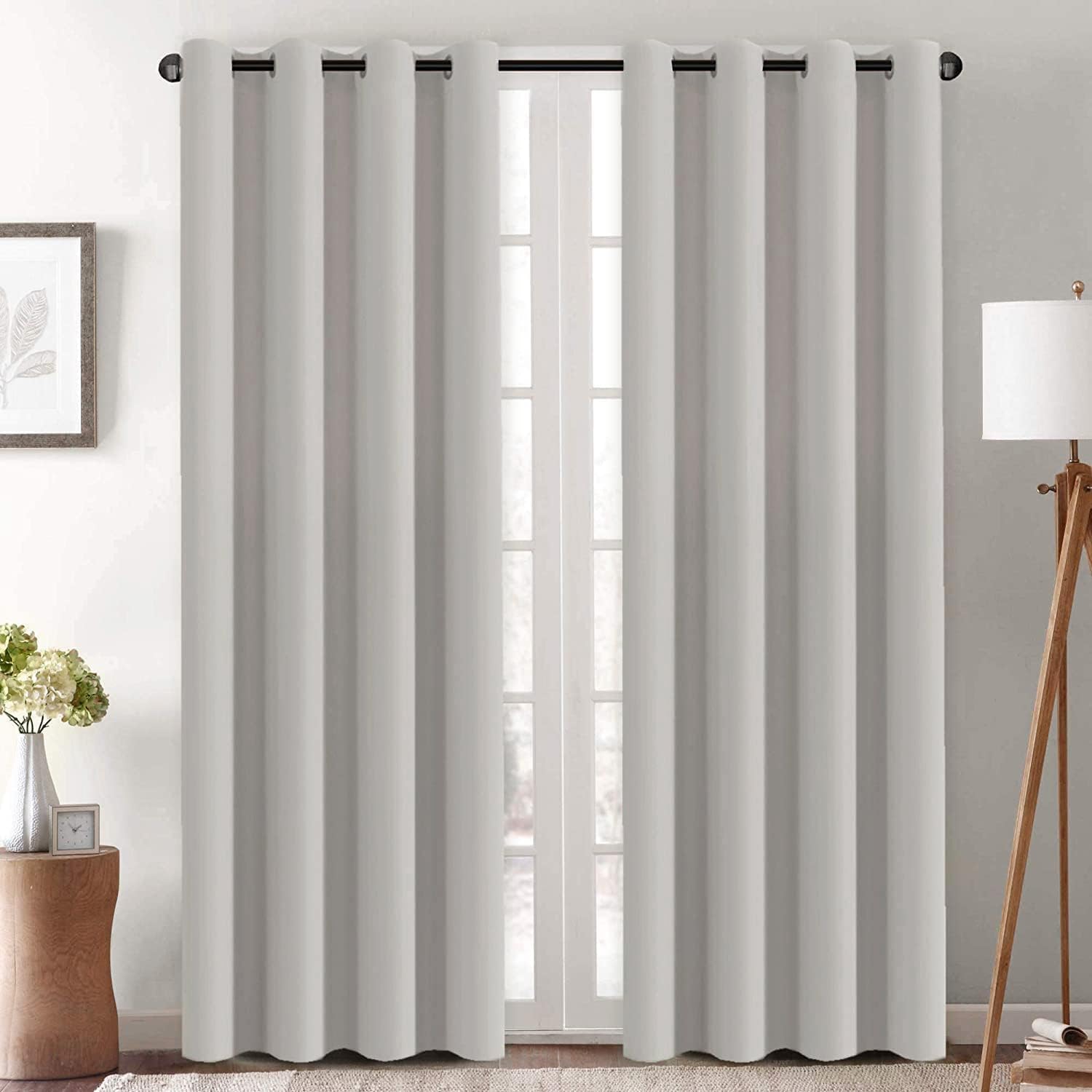 H.VERSAILTEX Blackout Curtain for Living Room Thermal Insulated Window Treatment Curtain Extra Long 96 inch Length Energy Savin…