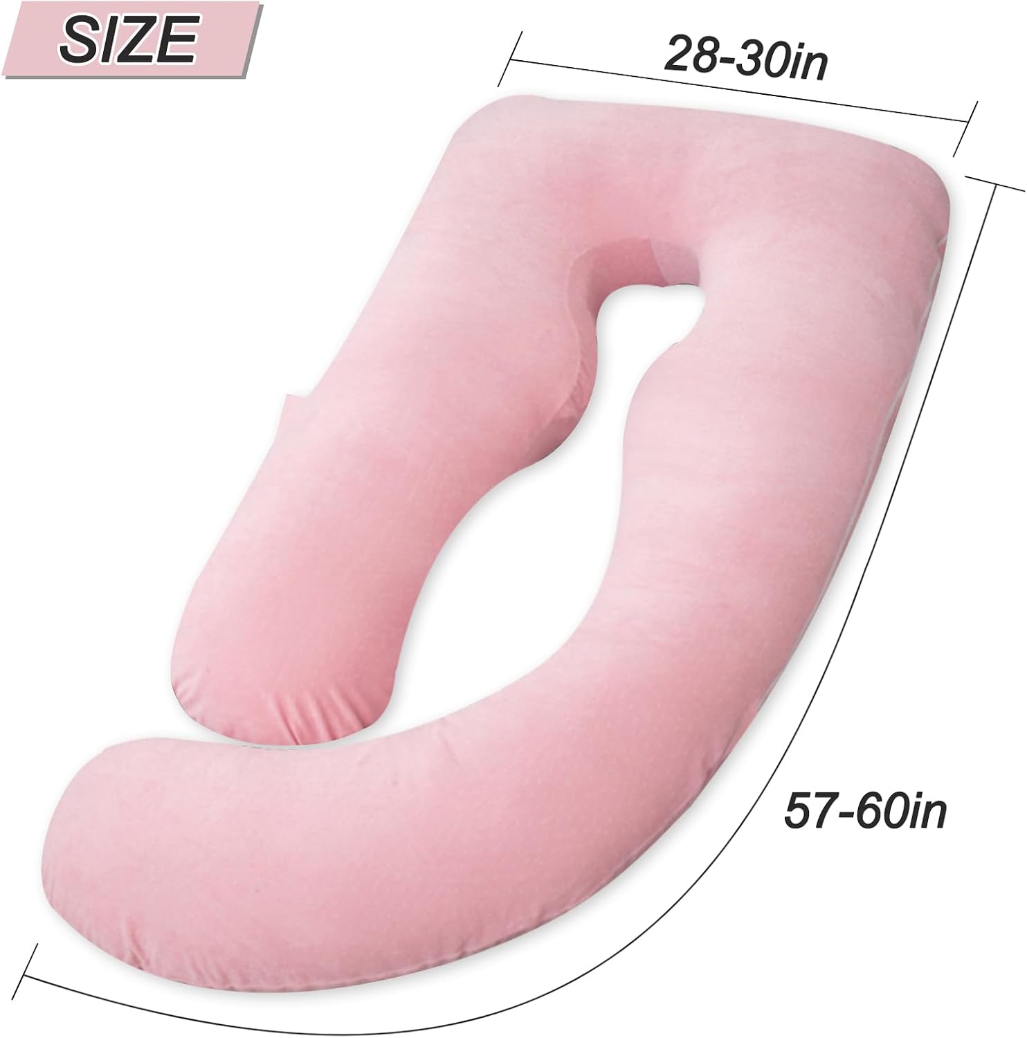 60 Inch Pregnancy Pillows for Sleeping, Extra Large U Shaped Body Pillow, Pregnancy Pillow, Maternity Pillow for Pregnant Women with…