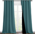 Nicetown 100% Blackout Blinds, Laundry Room Decor Window Treatment Curtains, Thermal Insulated Energy Smart Drapes and Draperies for Villa,…
