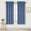 DWCN Blackout Curtains – Thermal Insulated, Energy Saving & Noise Reducing Bedroom and Living Room Curtains, Dusty Blue, W 38x L 63 Inch…