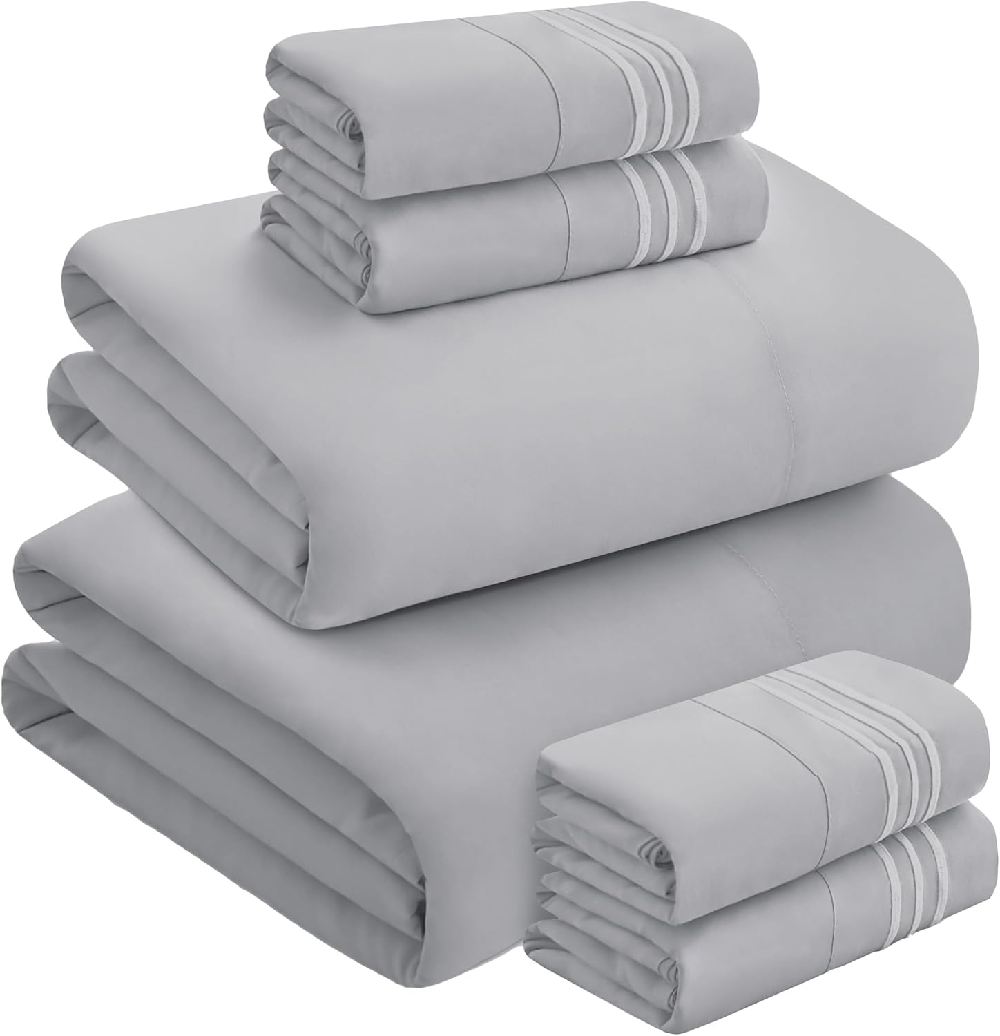 MocassiLuxuryBedding Mocassi Luxury 4-Piece Sheet Set, Ultra Soft 1800 Hotel Quality Microfiber Sheet Set, Fits Mattresses Up to 18 to 24 I…