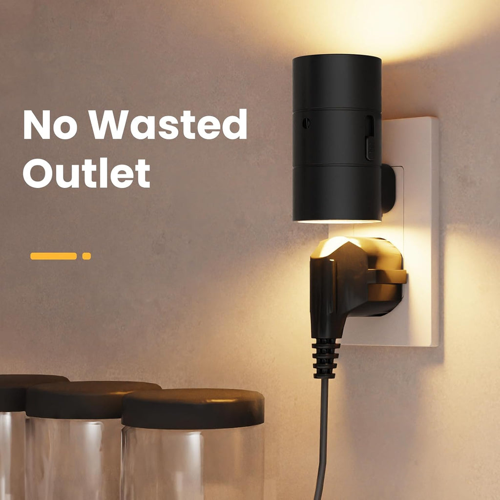 Volisun Night Lights Plug into Wall, Dimmable LED Nightlight with Dusk to Dawn Light Sensor, 0-100LM Adjustable Brightness, 3 Color Tempera…