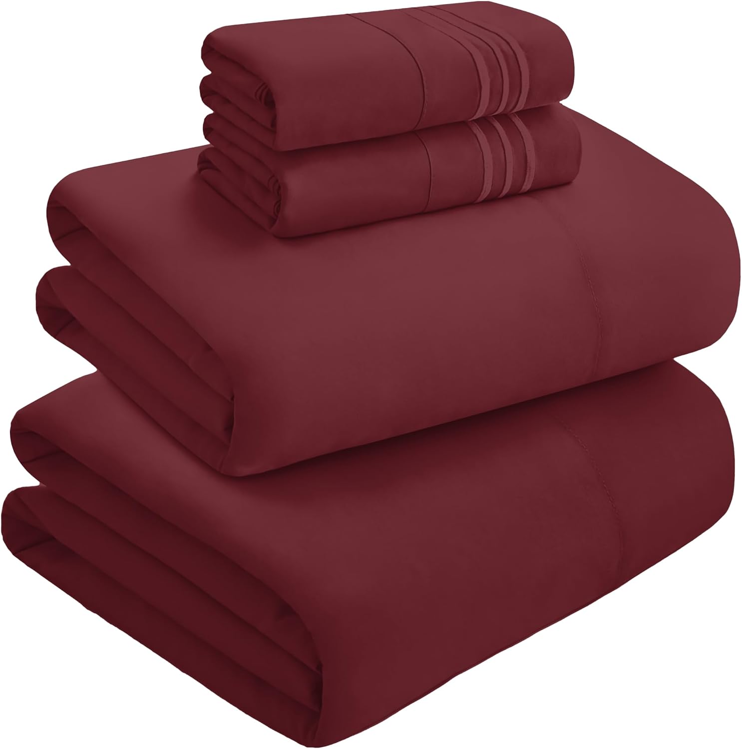 MocassiLuxuryBedding Mocassi Cal King Size 4-Piece Bed Sheet Set - 1800 Hotel Quality Microfiber 18-24 Inches Extra Deep Pocket Fitted Shee…