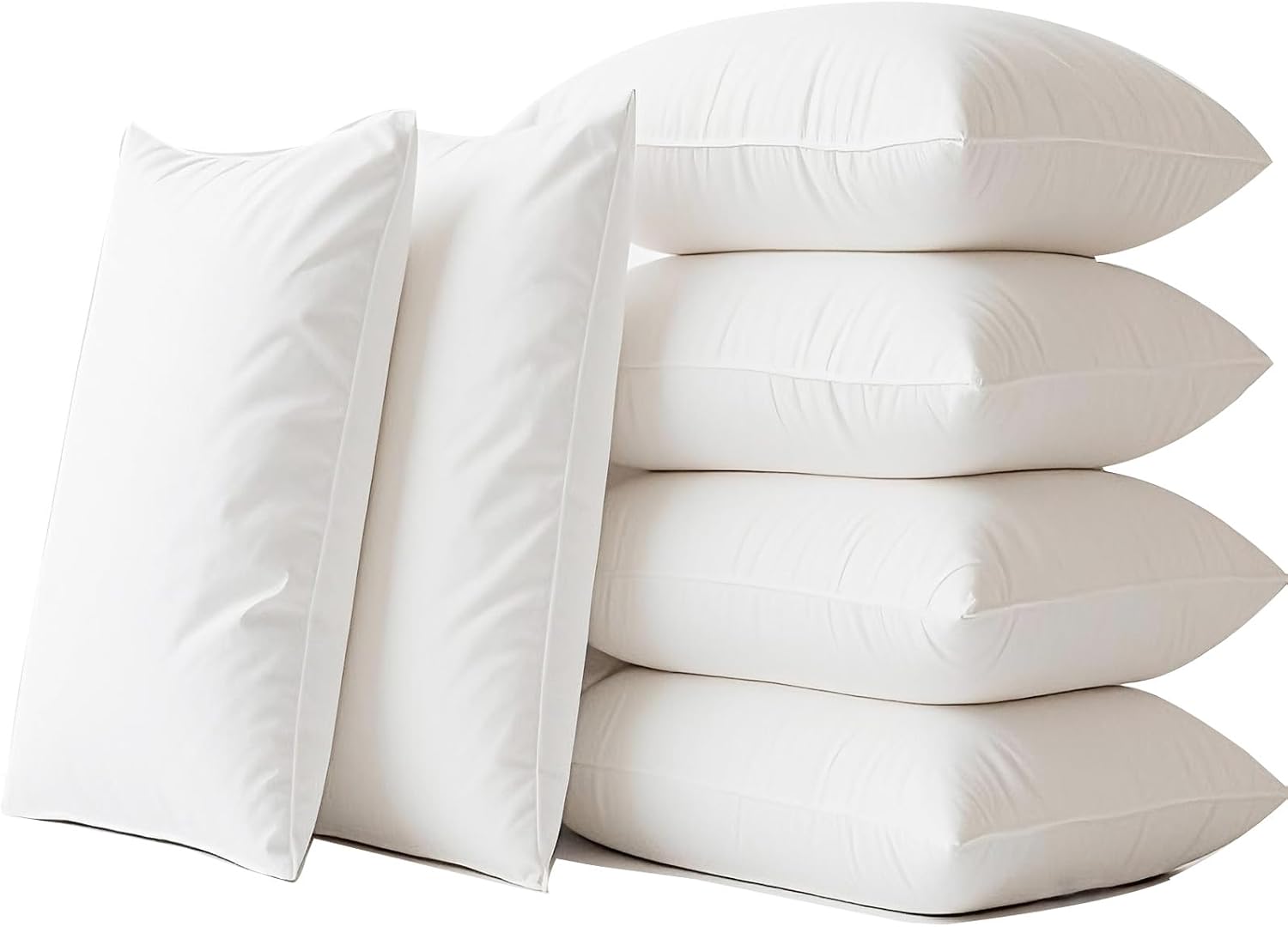 Waterproof Pillow Protectors Standard 20x28 Inches 4 Pack with Zipper Fully Sealed Dust Moisture Sweat Proof Pillow Case Cover Protector…