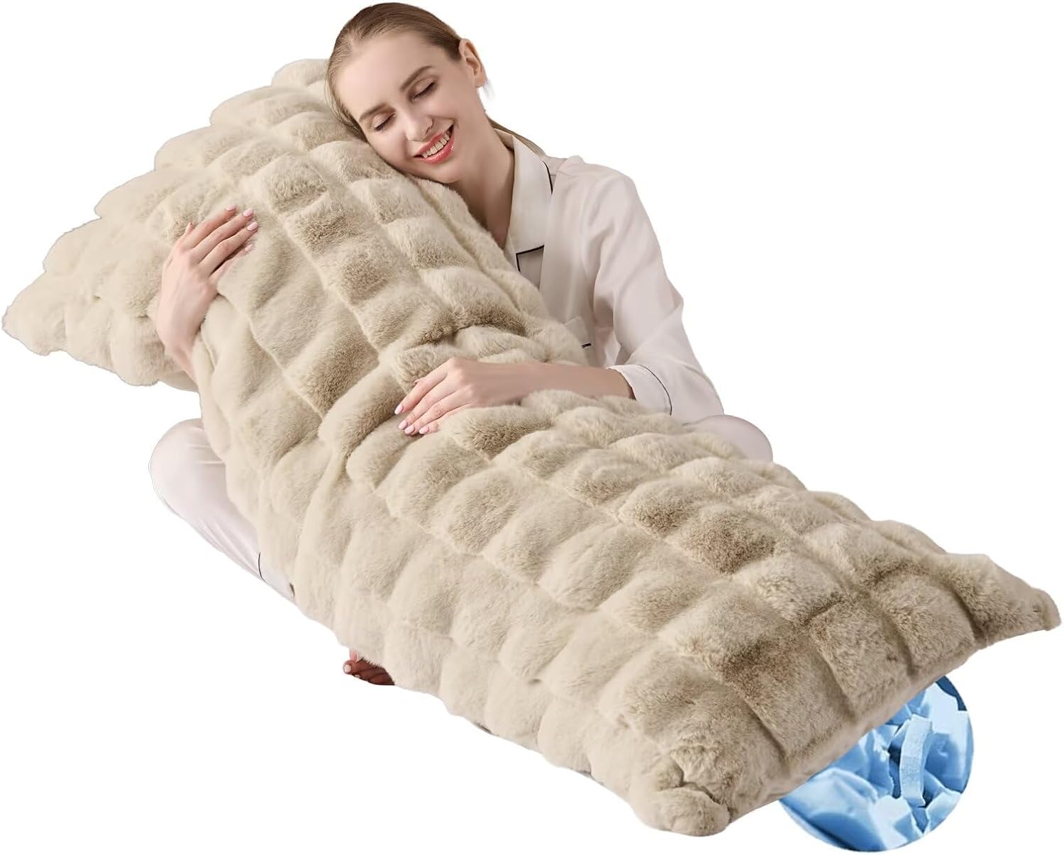 MeadowSkyHome Full Body Pillow 20x54 Inch, Memory Foam Pregnancy Pillow for Side Sleepers, Orthopedic Back Support Maternity Pillow for Women…