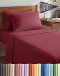 Twin XL 4 Piece Sheet Set - Comfy Breathable & Cooling - Hotel Luxury Bedding for Women, Men, Kids, Teens & Children - 1 Flat & 1 Fitted…