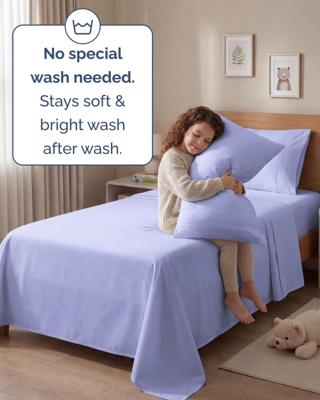 Twin 4 Piece Sheet Set - Comfy, Breathable & Cooling - Hotel Luxury Bedding for Women, Men, Kids, Teens and Children - 1 Flat & 1 Fitted…