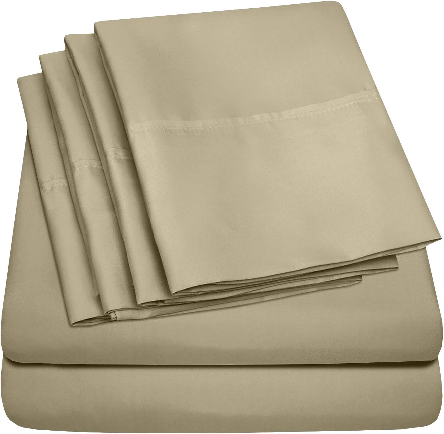 Twin Size Bed Sheets - 4 Piece 1500 Supreme Collection Fine Brushed Microfiber Deep Pocket Twin Sheet Set Bedding - 1 EXTRA PILLOW CASES…