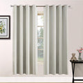 Yakamok Curtains 63 Inch Length Room Darkening Thermal Insulated Soft and Smooth Curtain with Grommet for Living Room(2 Panels,52Wx63L…