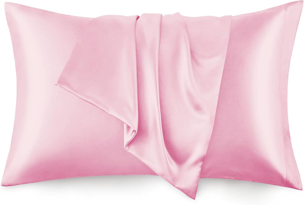 Lovescabin Love's cabin Satin Pillowcase Set of 2 King Size 20x36, Cooling Pillow Covers for Hair and Skin, Silky Smooth with Envelope Clos…