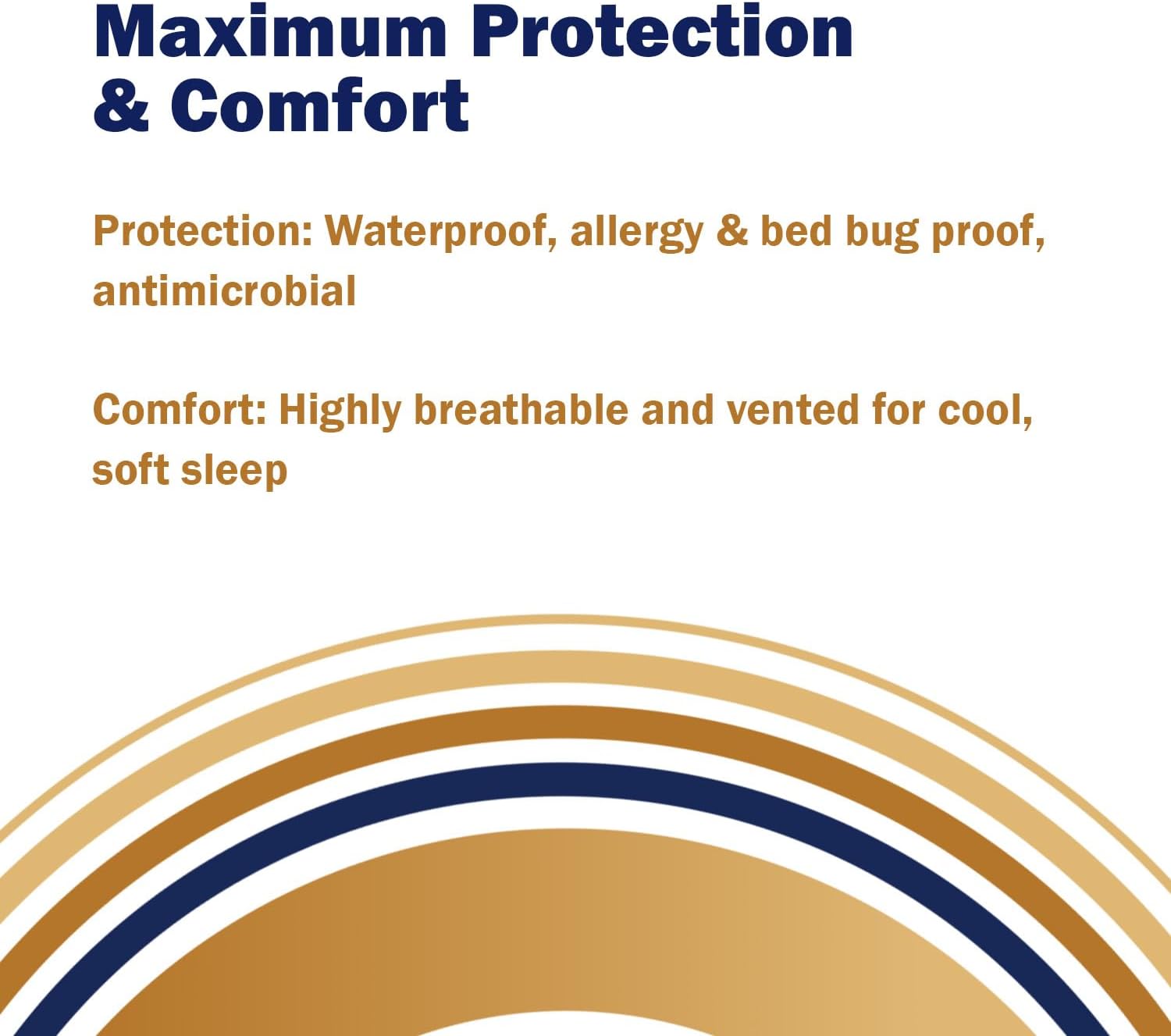CleanRest PRO Max Waterproof Pillow Protector, Standard Size - Zippered (1-Pack), Dust Mite Allergen & Bed Bug Proof, Anti-Microbial Treate…