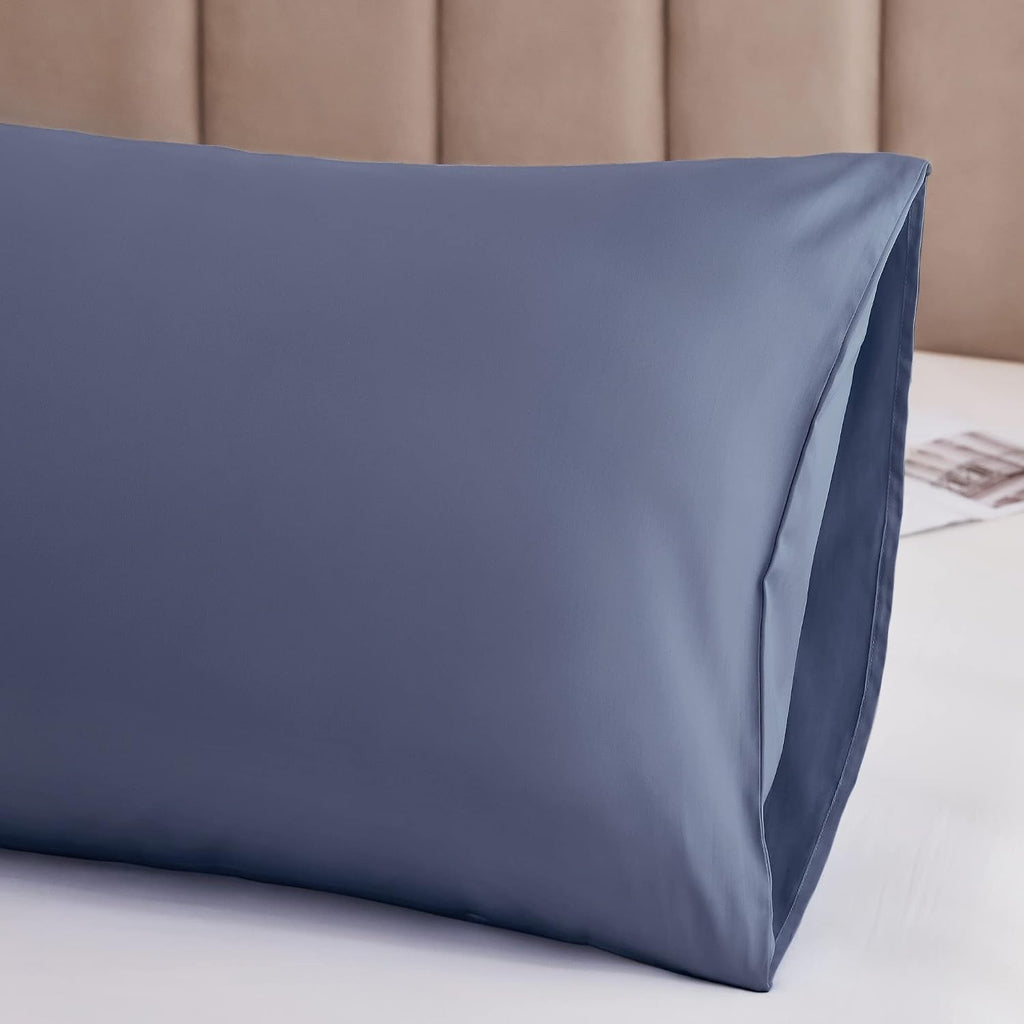 Oubonun 100% Cotton Body Pillowcase - 800 Thread Count/21x54, Moisture Absorbent and Breathable, Hotel Body Pillow Cover for All Seasons, S…