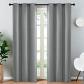 Yakamok Dove Grey Room Darking 84 Inch Length 2 Panel Sets for Livingroom Dining Room Darkening Thermal Insulated Bay Window Hotel Modern…