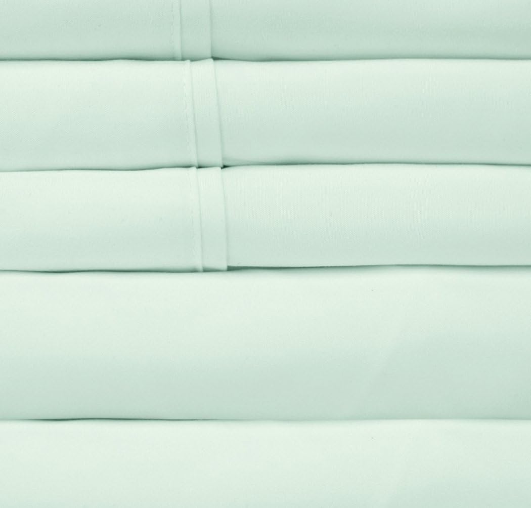 King Size Bed Sheets - 6 Piece 1500 Supreme Collection Fine Brushed Microfiber Deep Pocket King Sheet Set Bedding - 2 Extra Pillow Cases…