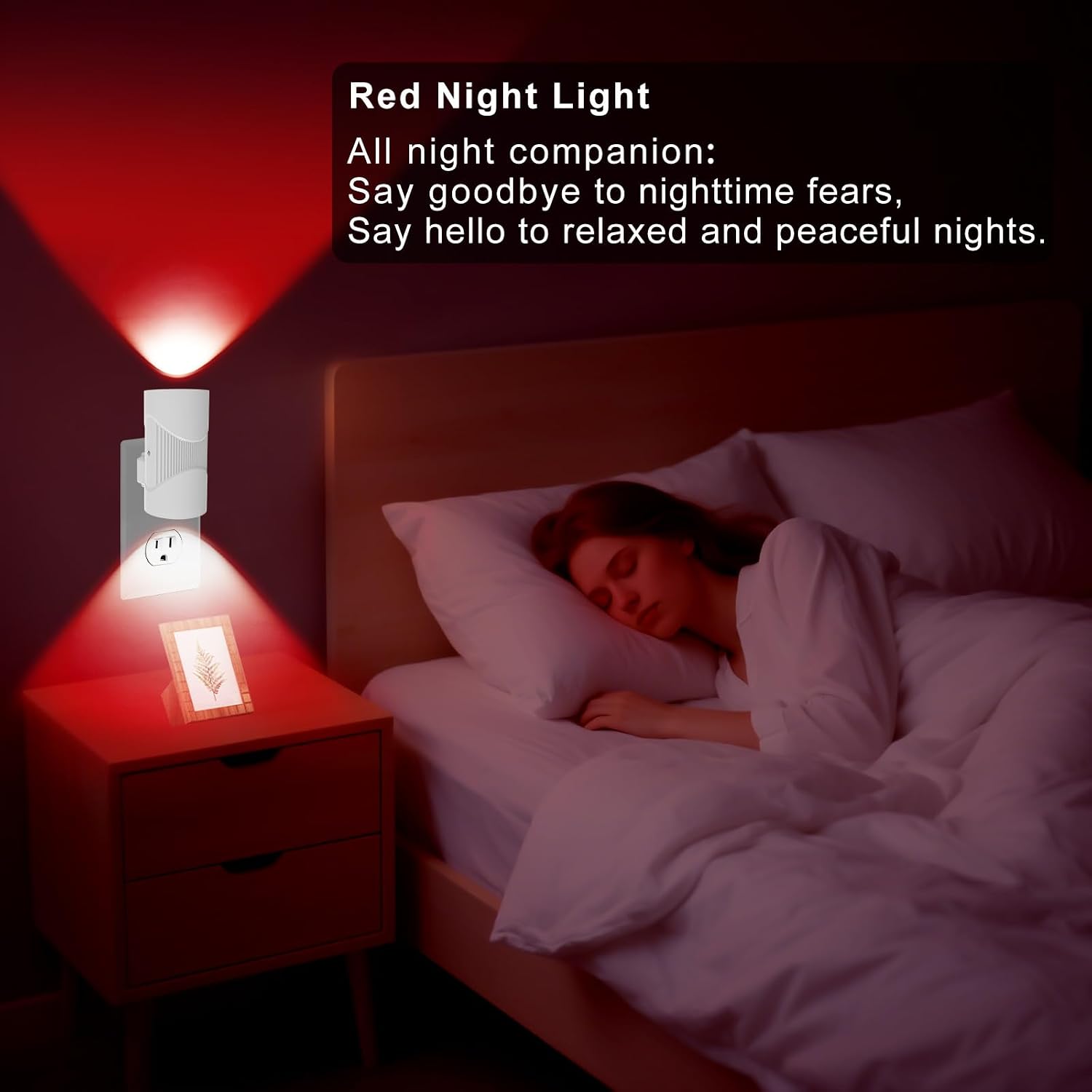 easuntec Night Light, Night Lights Plug into Wall, Color Changing Night Light, Dusk to Dawn Sensor, 8 Light Modes, Dimmable RGB Night Light…