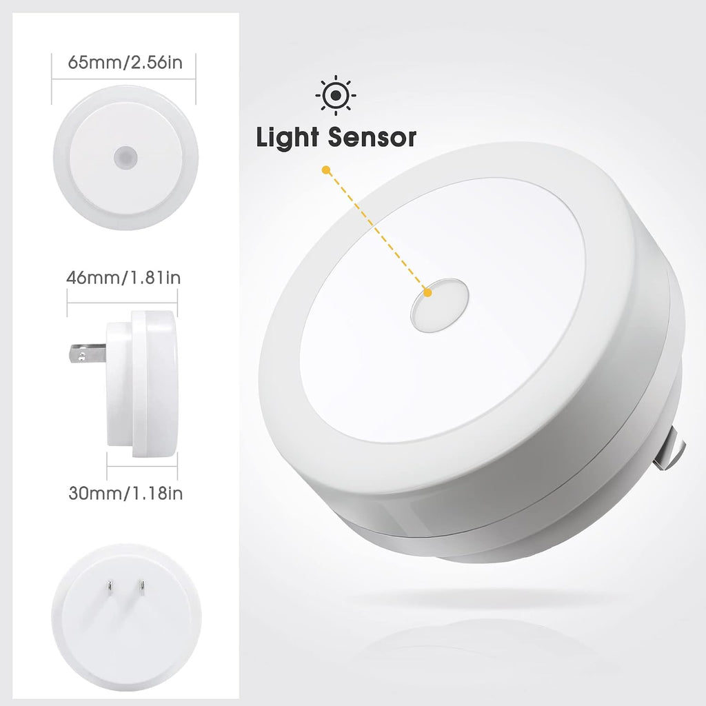 Briignite Night Light for Kids, Dynamic RGB Night Lights Color Changing, Nightlight with Light Sensors, Kids NightLights for Bedroom…