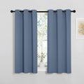 NICETOWN Kitchen Curtains Small Window Curtains & Drapes, Thermal Insulated Solid Grommet Panels for Cupboard, Loft, Cafe, Dining Room…