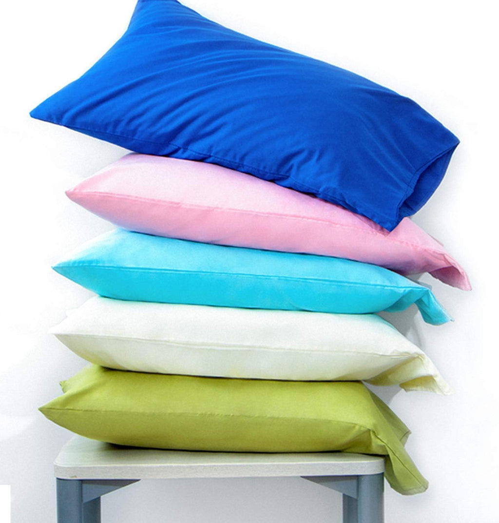 FLXXIE Pillow Cases Standard Size, Soft Microfiber Pillow Covers with Envelope Closure, Wrinkle, Stain Resistant Pillowcases, 2 Piece…