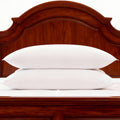 Bed Pillows Standard Size Set of 2 Medium Support Pillow for Stomach Side Back Sleeper Basic Soft Down Alternative White 20x26 inches
