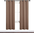 NICETOWN Blackout Window Curtains and Drapes for Kitchen, Window Treatment Thermal Insulated Solid Grommet Blackout Drapery Panels (Set…