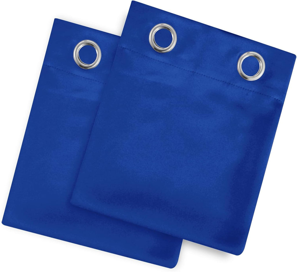 Lemomo Royal Blue Thermal Blackout Curtains/52 x 54 Inch/Set of 2 Panels Room Darkening Curtains for Bedroom 54 Inch Blue