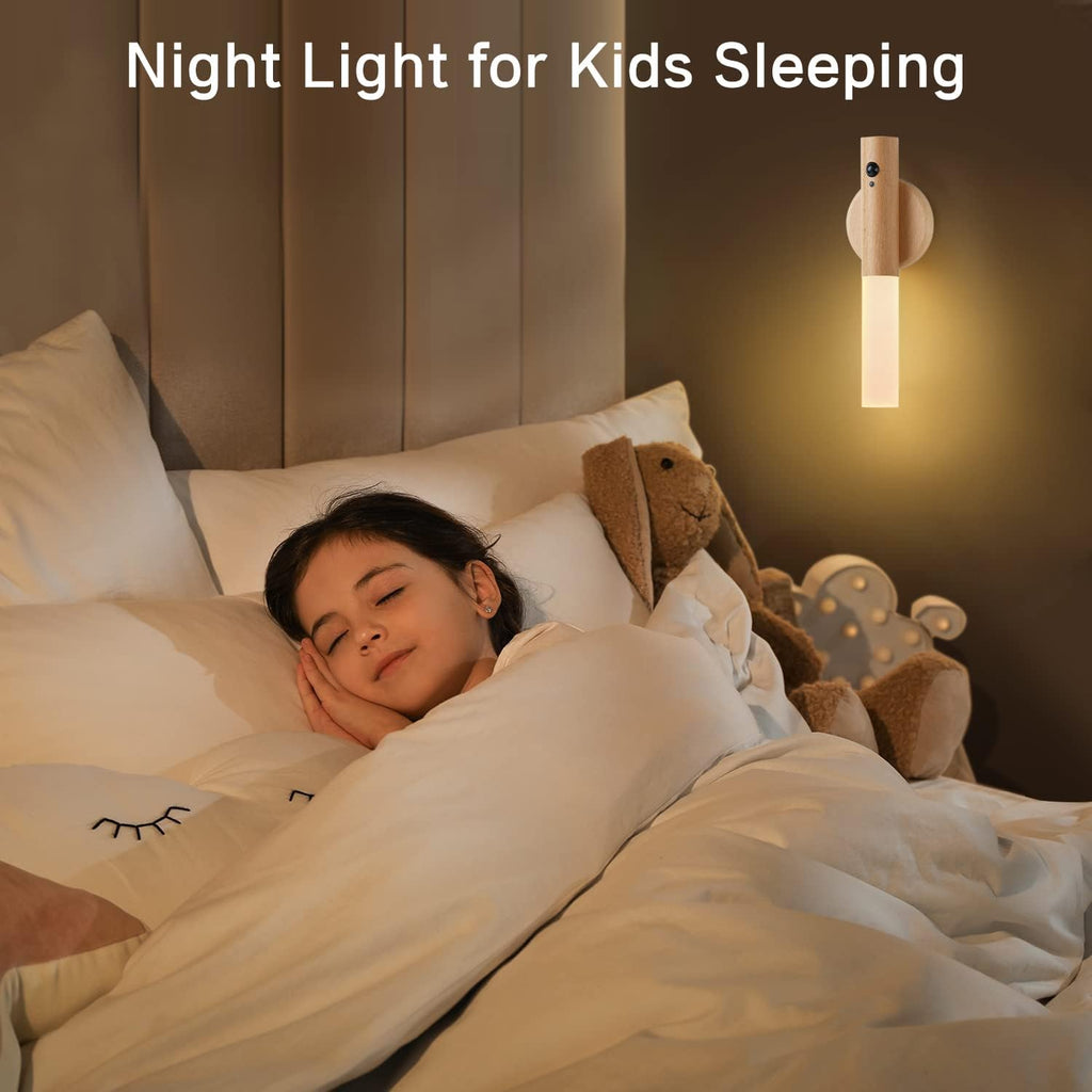 Montford Wall Sconces Set of Two Battery Operated, Motion Sensor Night Light Magnetic Wall Light Rechargeable Wall Sconce, Peel and Stick…