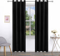 Pickluc Grommet Blackout Curtain for Living Room, Light Blocking Drapes, Thermal Insulated, Noise Reduction, 52 Inches Wide x 84 Inches Lon…