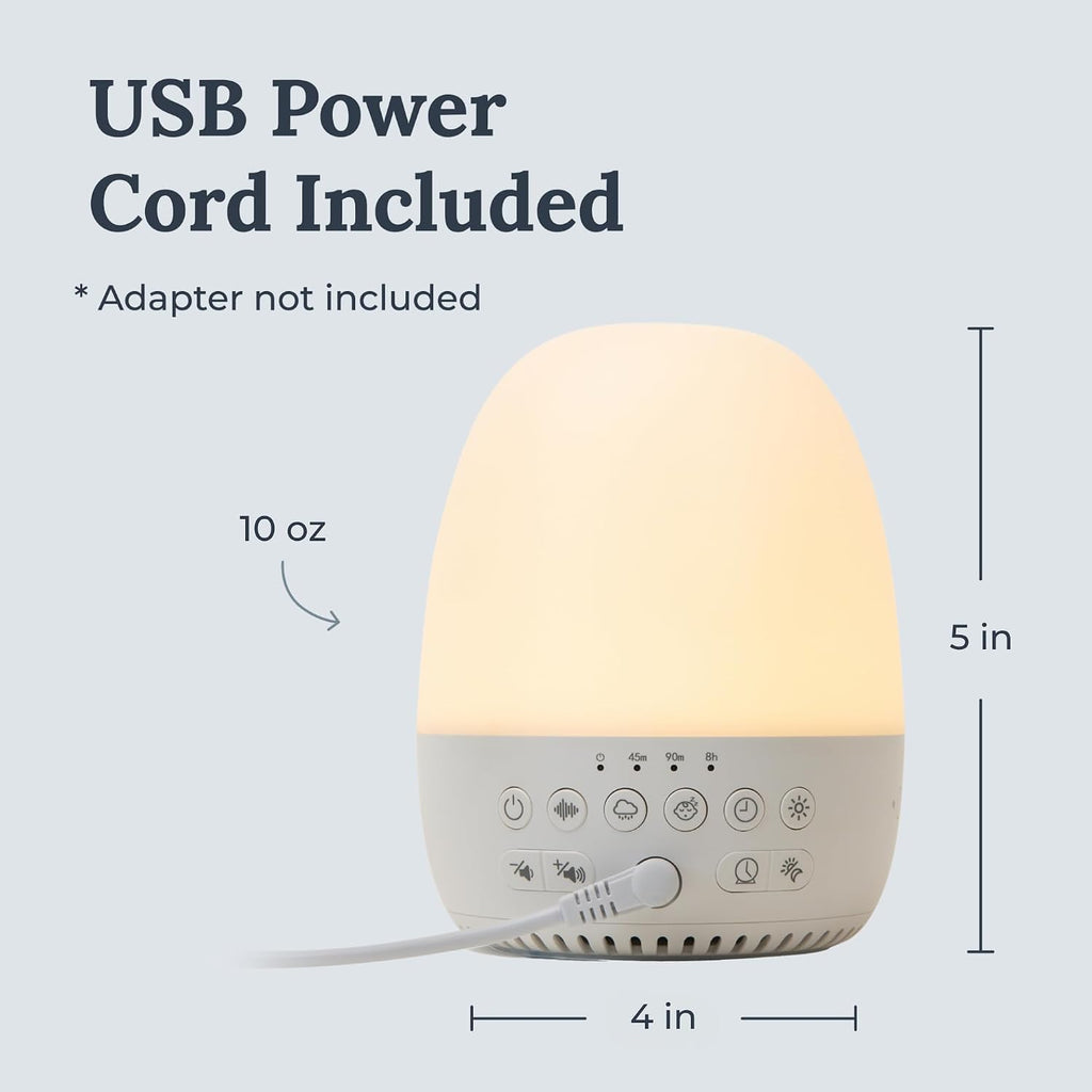 Yogasleep Light to Rise White Noise Sound Machine & Sleep Trainer with Night Light. for Baby & Toddler, 30 Soothing Sounds Includ…