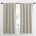 Nicetown Blackout Curtains for Living Room, Darkening Window Curtain Panels, easy maintenance Solid Thermal Insulated Draperies/Drapes…