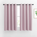 Nicetown Blackout Curtains for Girls Room - Thermal Insulated Solid Grommet Room Darkening Curtains/Panels/Drapes for Bedroom (Lavender Pin…