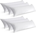 Utopia Bedding Full Body Pillow for Adults (White, 20 x 54 Inch), Long Pillow Insert for Sleeping, Ideal for Side Sleepers (Pack of 6)