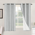 H.VERSAILTEX 100% Blackout Curtains for Bedroom Thermal Insulated Linen Textured Curtains Heat and Full Light Blocking Drapes Living Room…